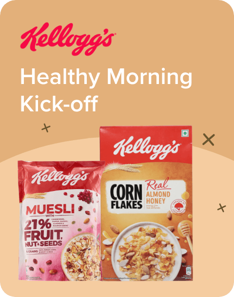 Kellogs
UPTO 25% OFF